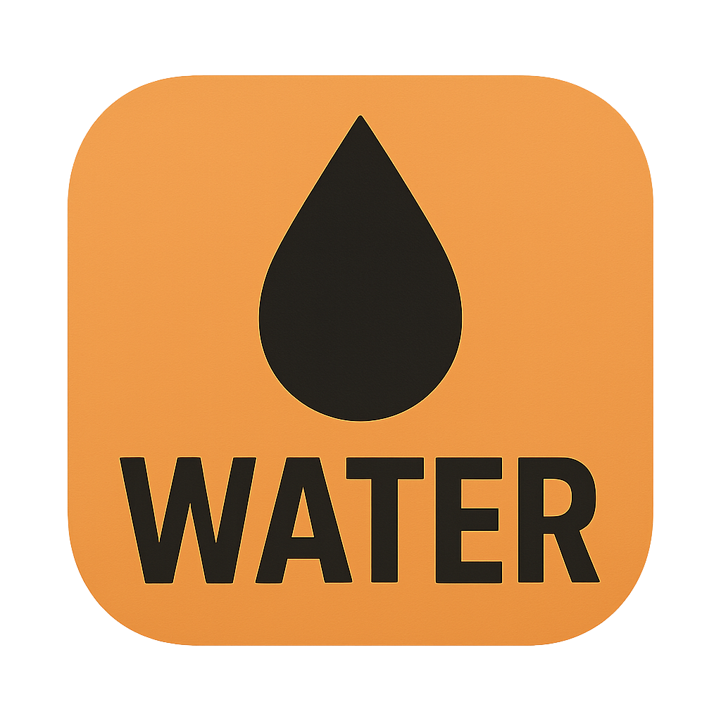 water icon for water tool